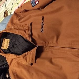 3x winter coat snap on logo these coat